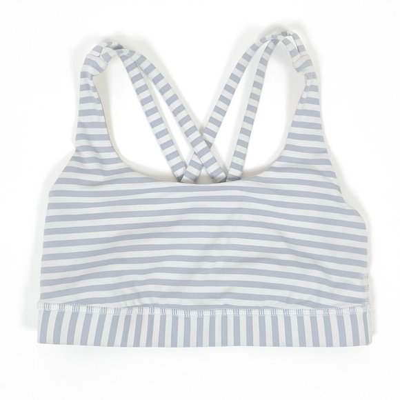 lululemon athletica Other - LULULEMON BLUE & WHITE STRIPED SPORTS BRA